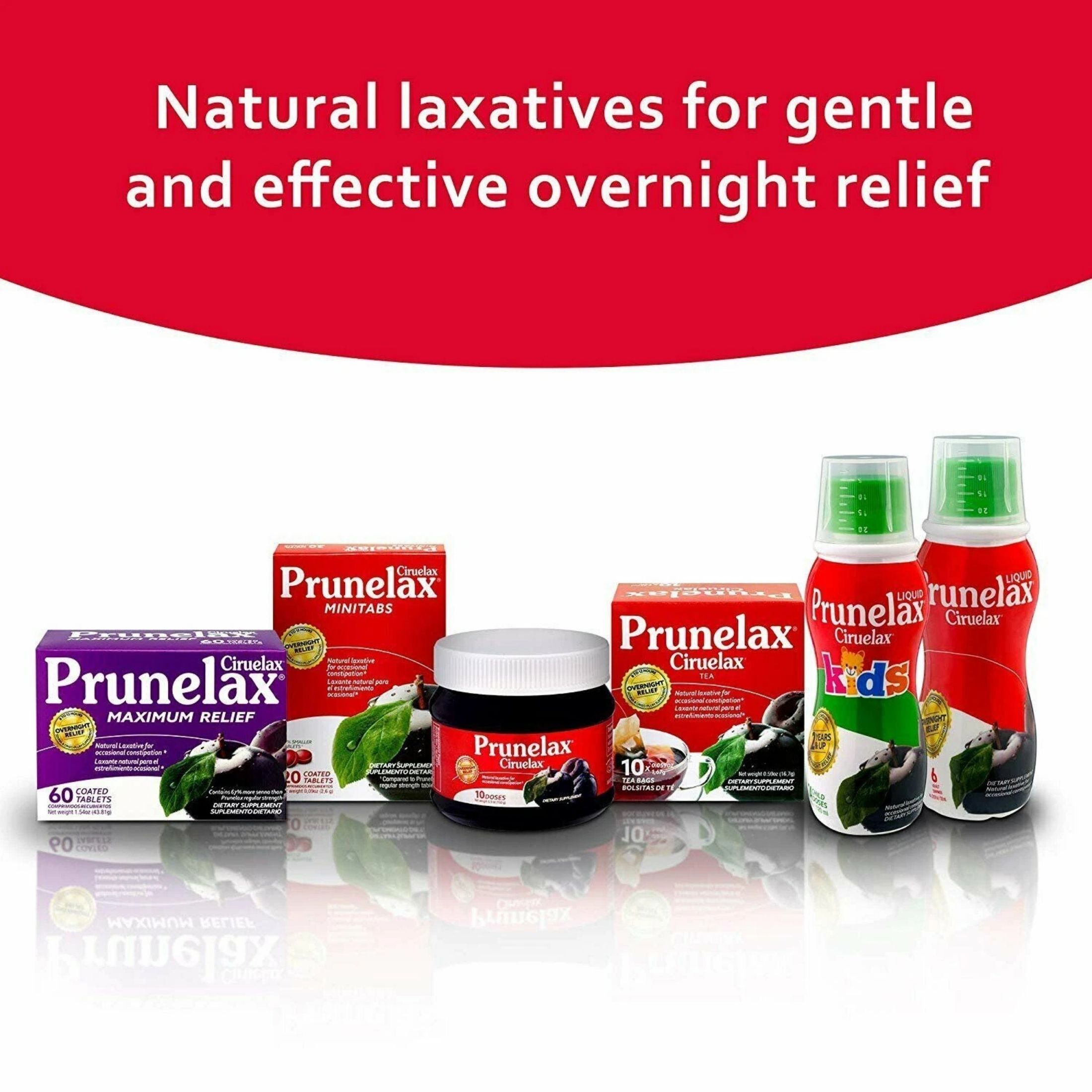 Prunelax Ciruelax Natural Laxative Regular Tablets