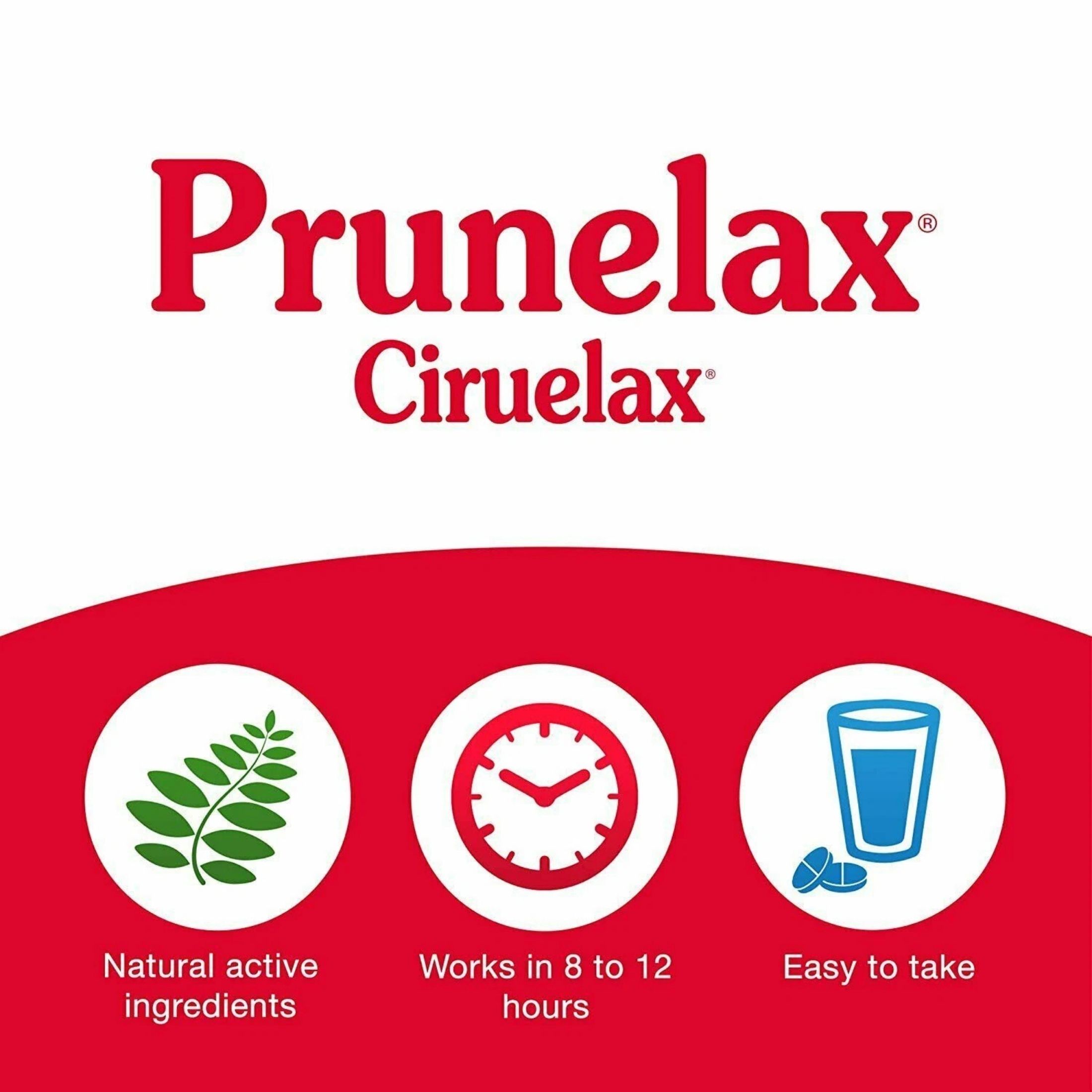 Prunelax Ciruelax Natural Laxative Regular Tablets