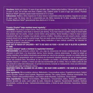 Prunelax Ciruelax Maximum Relief Dietary Supplement Coated Tablets