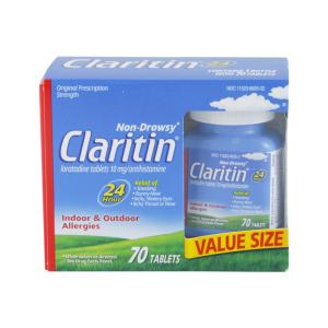 Claritin Non Drowsy Allergy 24 Hour Relief Tablets, 10 Mg