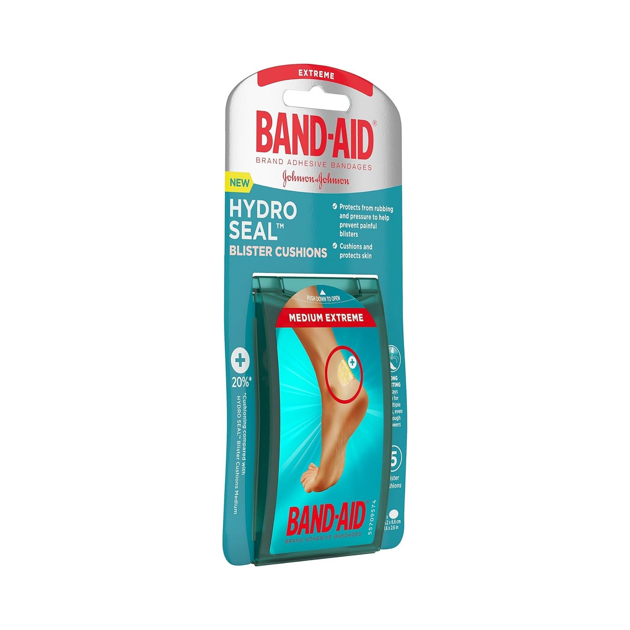 Band-Aid Brand Hydro Seal Blister Cushion Bandages, Extreme - 5ct