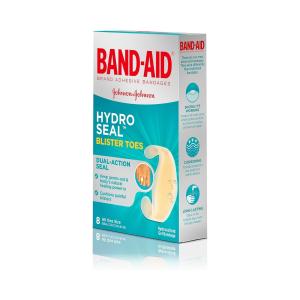 Band-Aid Brand Hydro Seal Adhesive Bandages For Toe Blisters, Waterproof Blister Pad