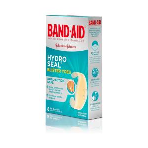 Band-Aid Brand Hydro Seal Adhesive Bandages For Toe Blisters, Waterproof Blister Pad