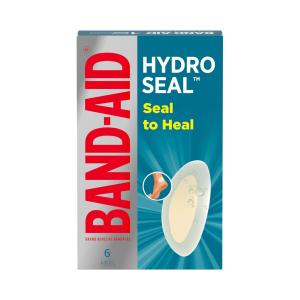 Band-Aid Brand Hydro Seal Adhesive Bandages For Heel Blisters, Waterproof Blister Pad & Hydrocolloid Gel Bandage, Sterile & Long-Lasting