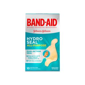 Band-Aid Brand Hydro Seal Waterproof All Purpose Adhesive Bandages For Wound Care Or Blisters