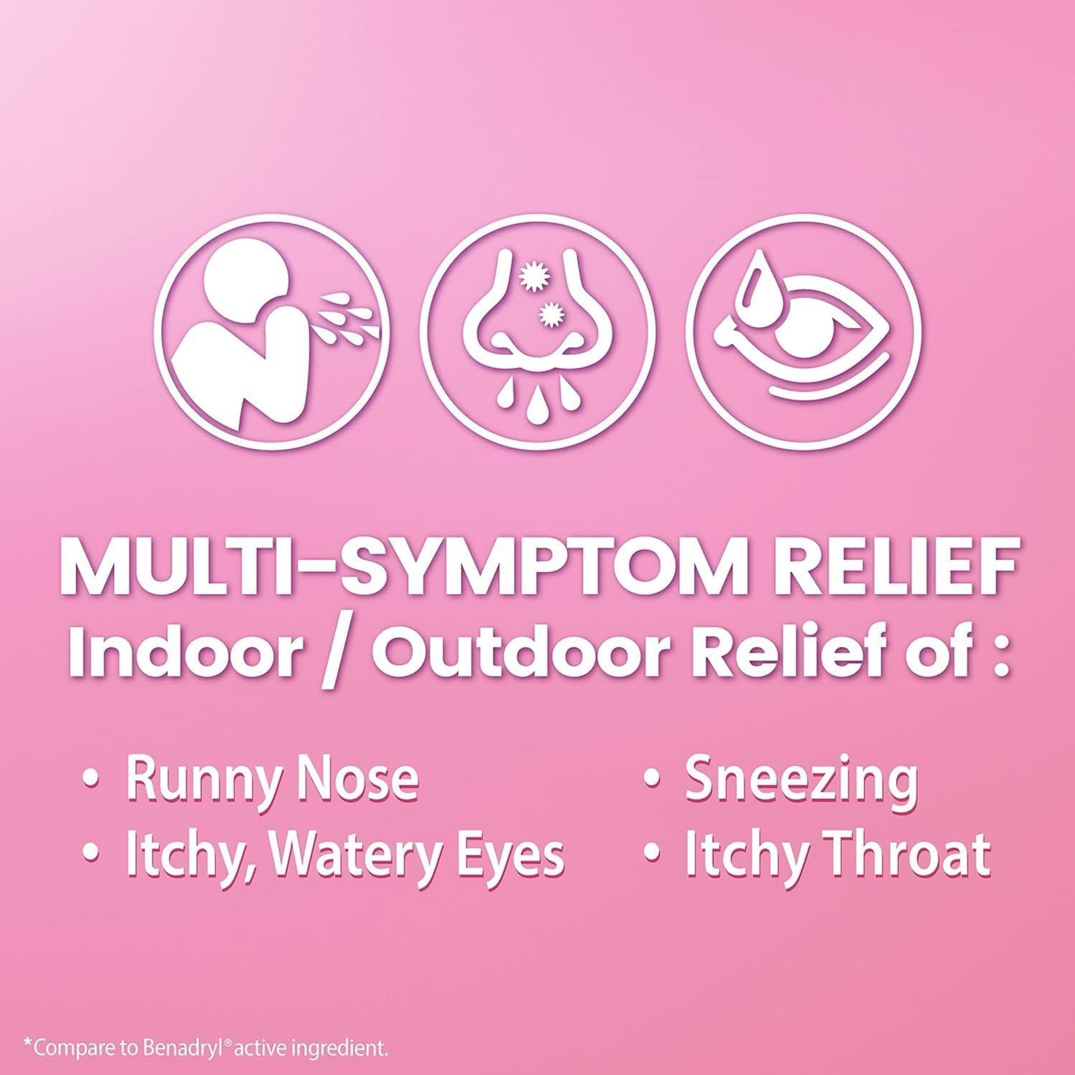 HealthA2Z A2 Antihistamine, Relief, Allergy, 25 Mg, Caplets