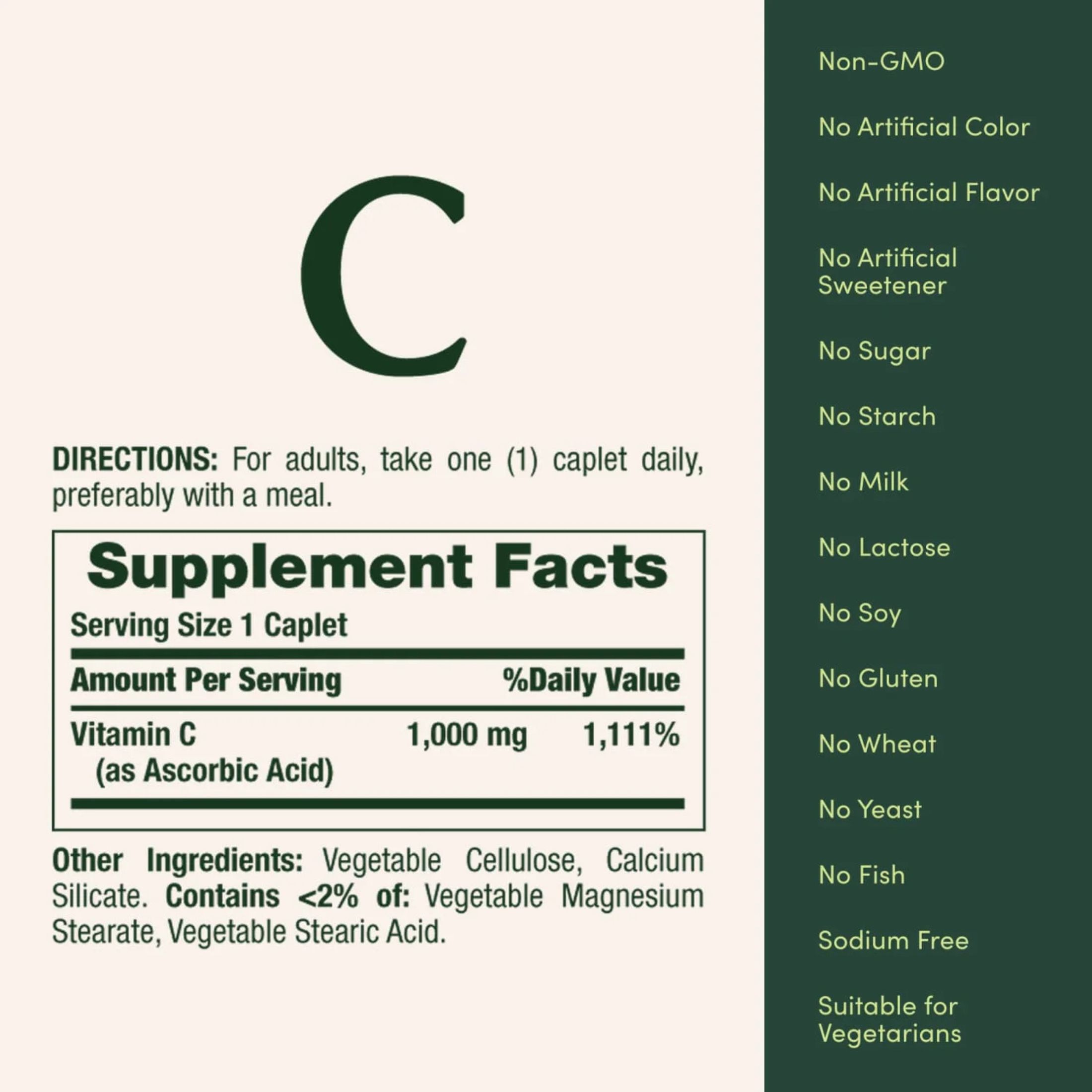 Nature's Bounty Vitamin C 1000 Mg Immune Health Caplets