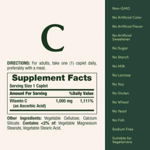 Nature's Bounty Vitamin C 1000 Mg Immune Health Caplets