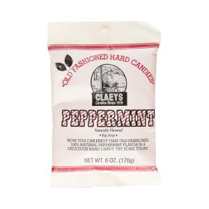 Claey's Peppermint Old Fashioned Hard Candies - 6 Ounce