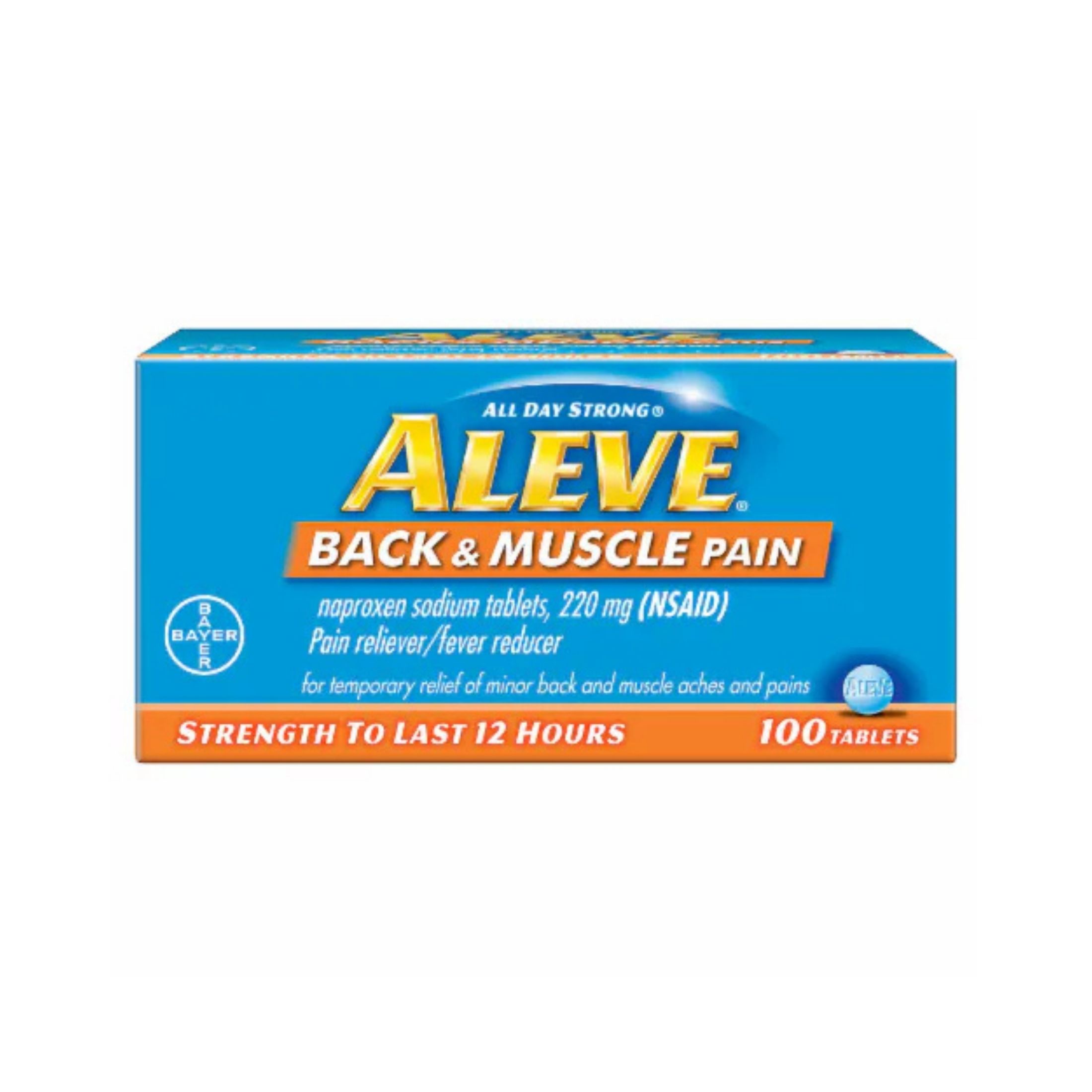 Aleve Back & Muscle Pain, 220 Mg, Tablets