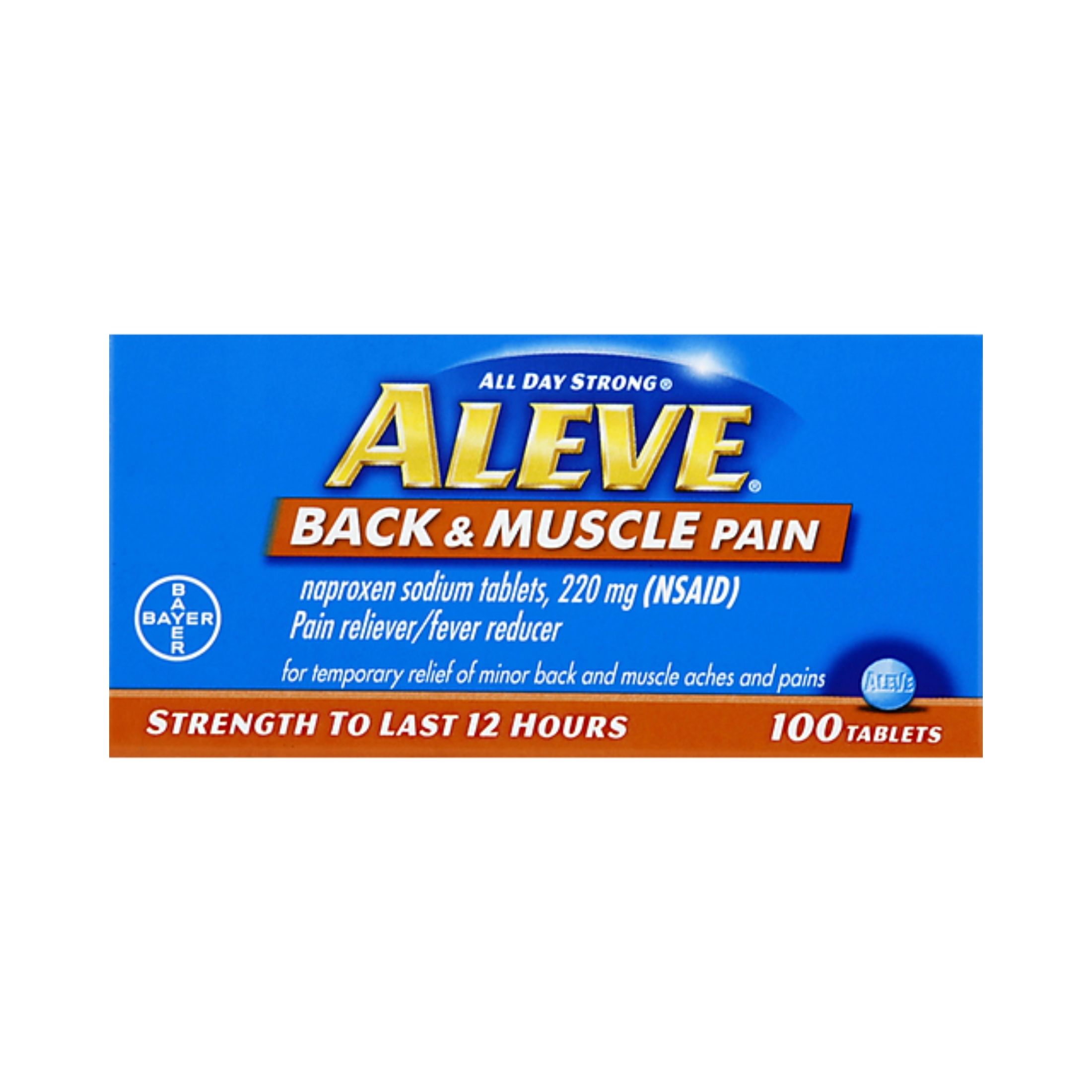 Aleve Back & Muscle Pain, 220 Mg, Tablets
