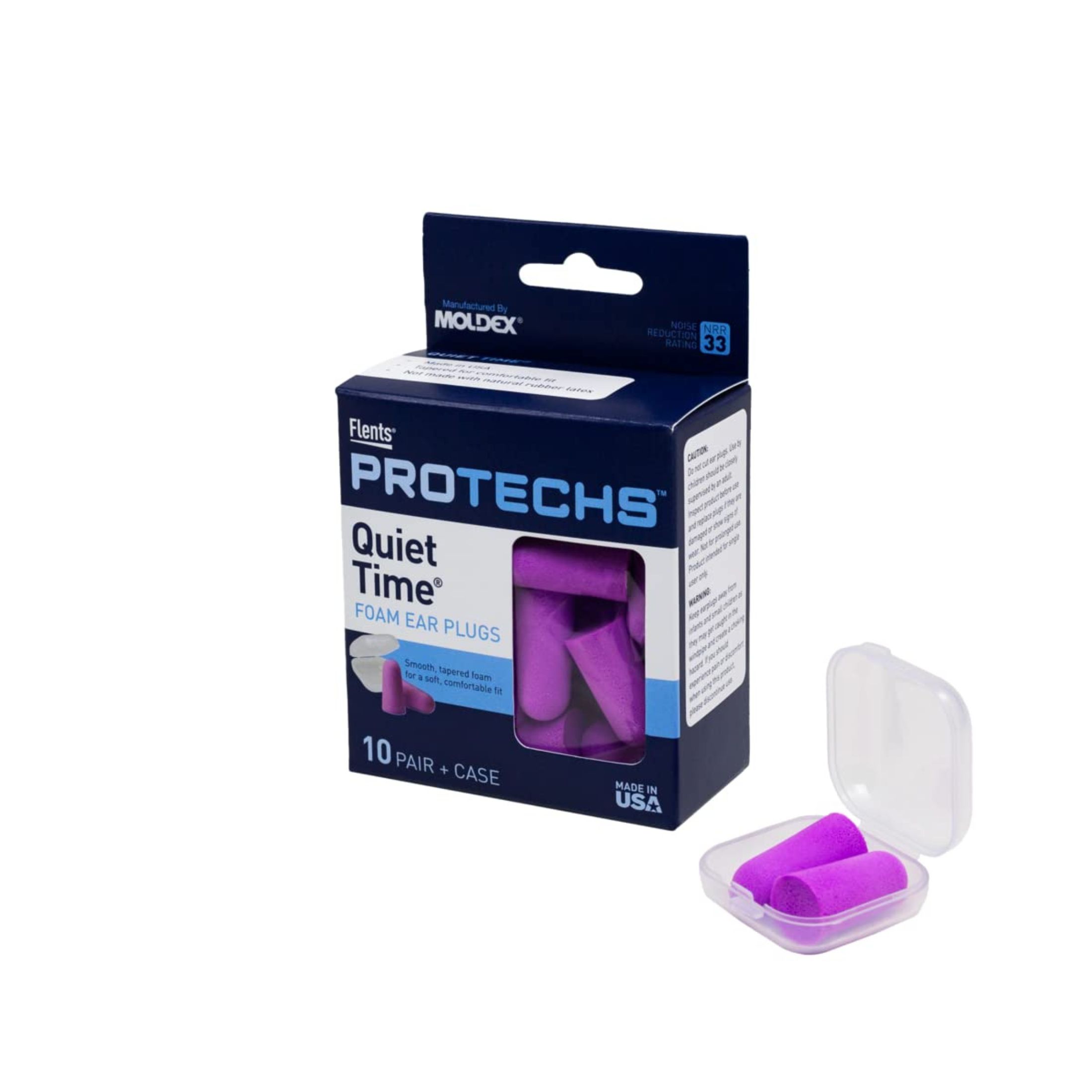 Flents Plugs Quiet Please! Foam Ear Plugs, 10 Pair