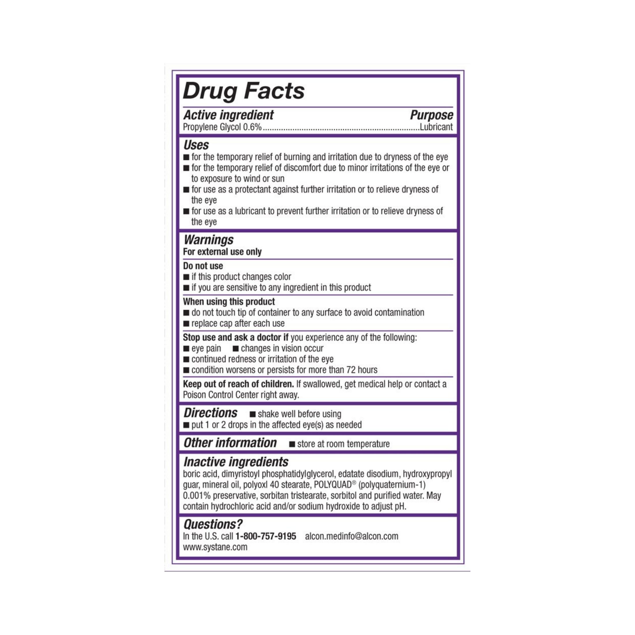 Systane Eye Drops, Lubricant, Complete, Twin Pack