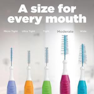 GUM Proxabrush Go Between Cleaners Moderate 10Ct