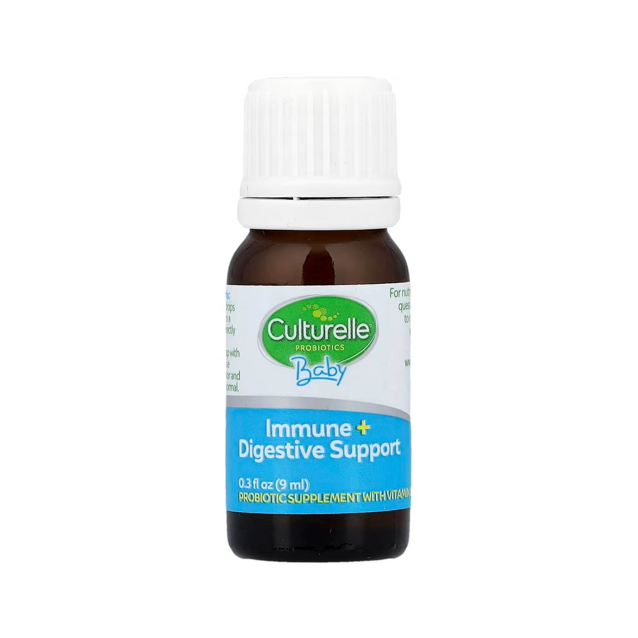 Culturelle Baby Grow + Thrive Probiotic + Vitamin D Drops 0-12 Months