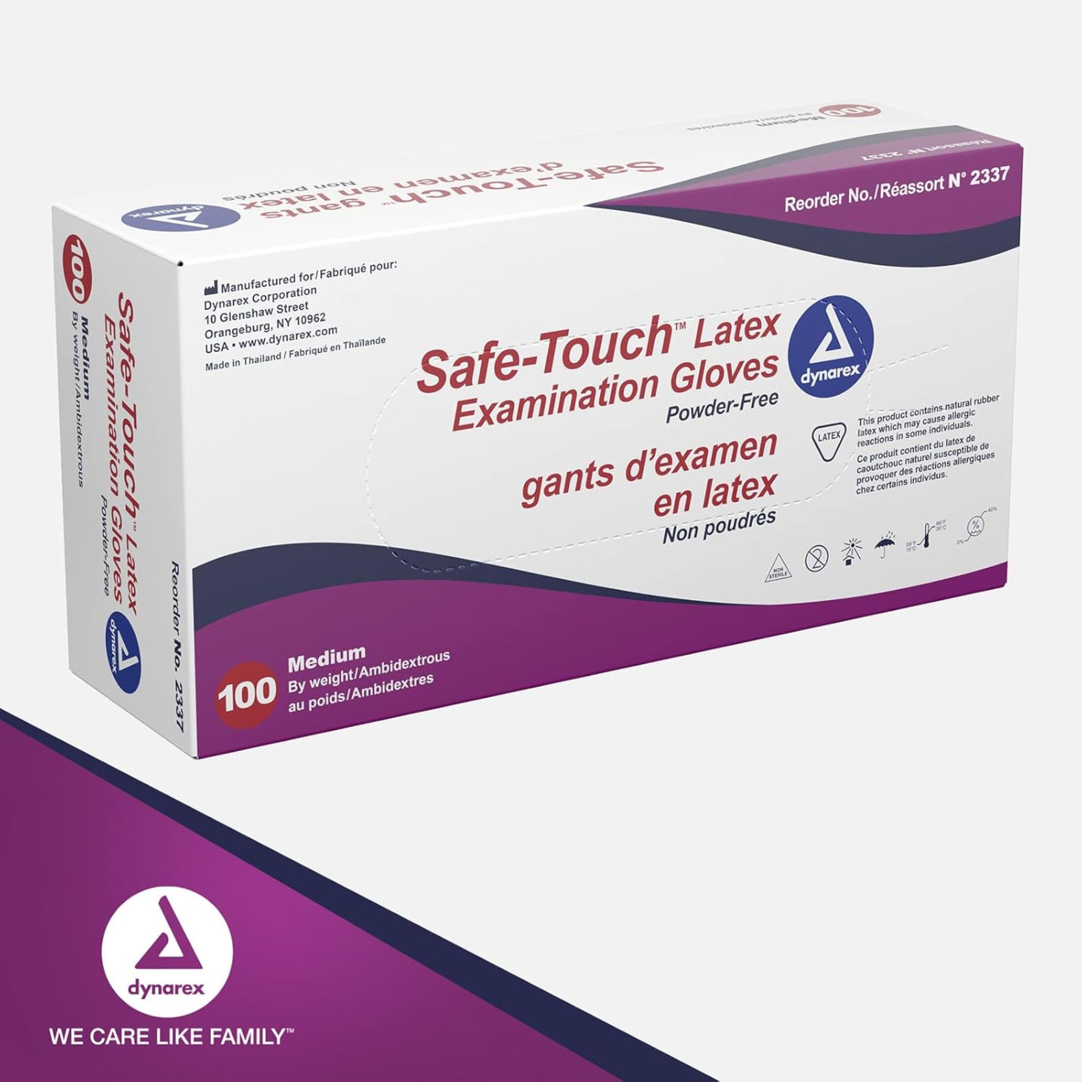 Dynarex | Amercare Latex Powder Free Glove
