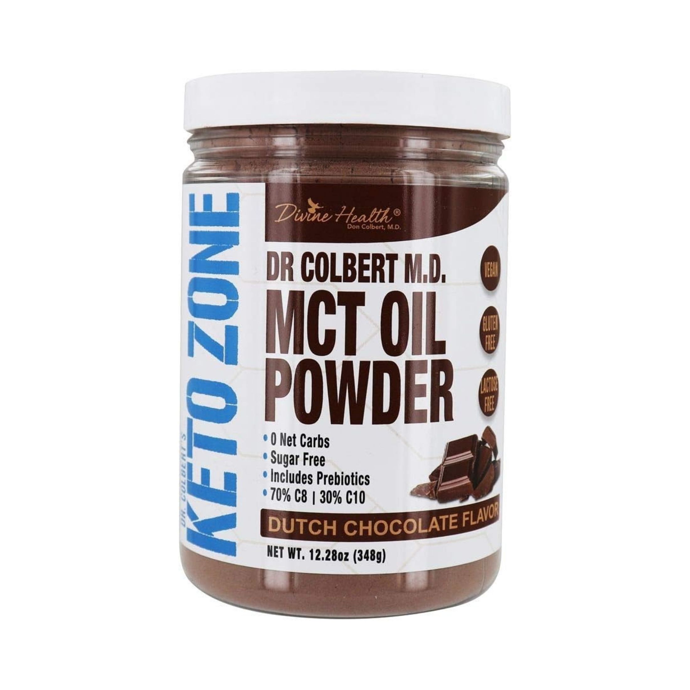 Divine Health MCT Oil Powder Hazelnut Flavor