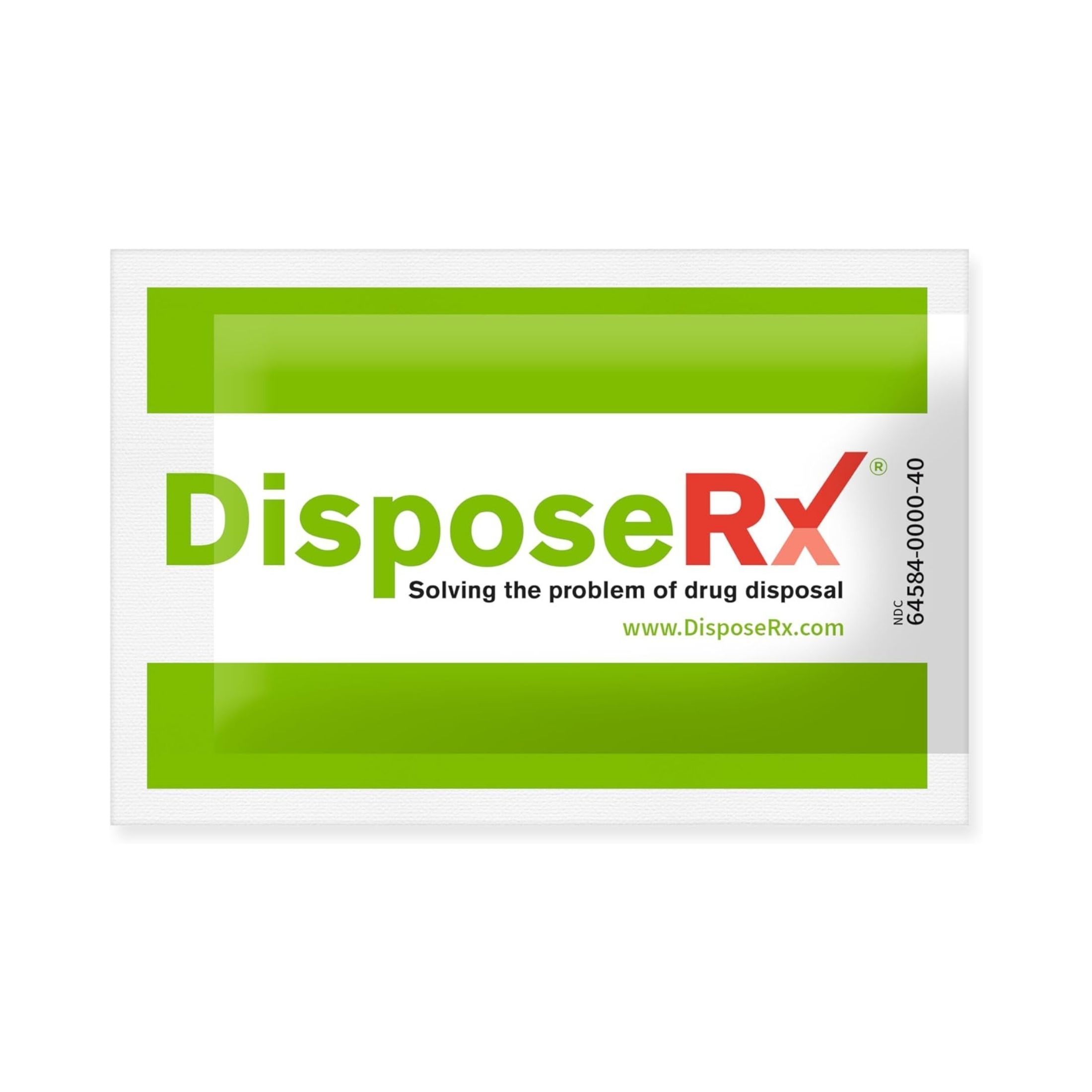 DisposeRX 25 Packets Rx - Solving The Problem Of Drug Disposal