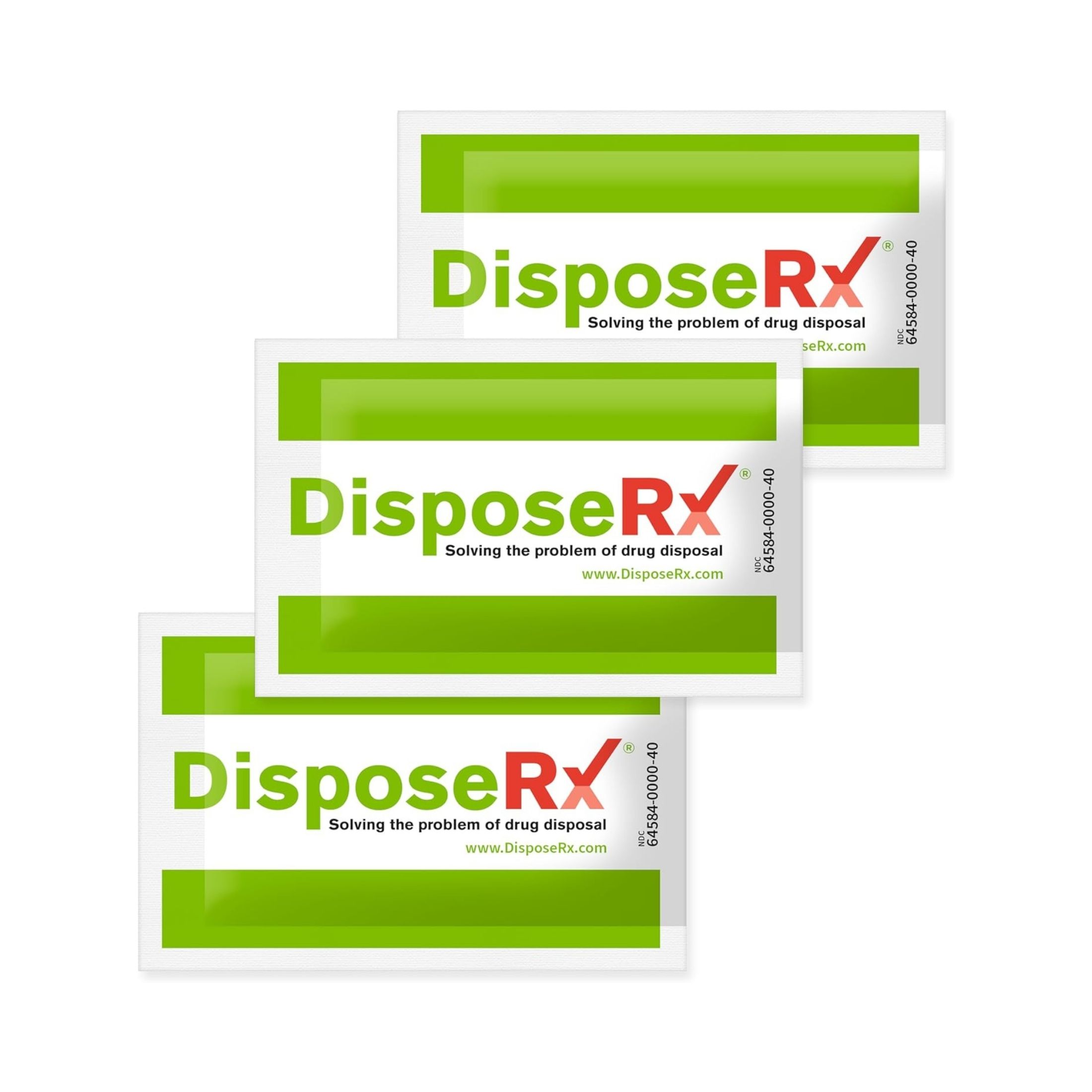 DisposeRX 25 Packets Rx - Solving The Problem Of Drug Disposal