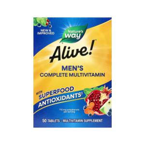 Nature's Way Alive! Men’s Energy Complete Multivitamin 50 Tablets