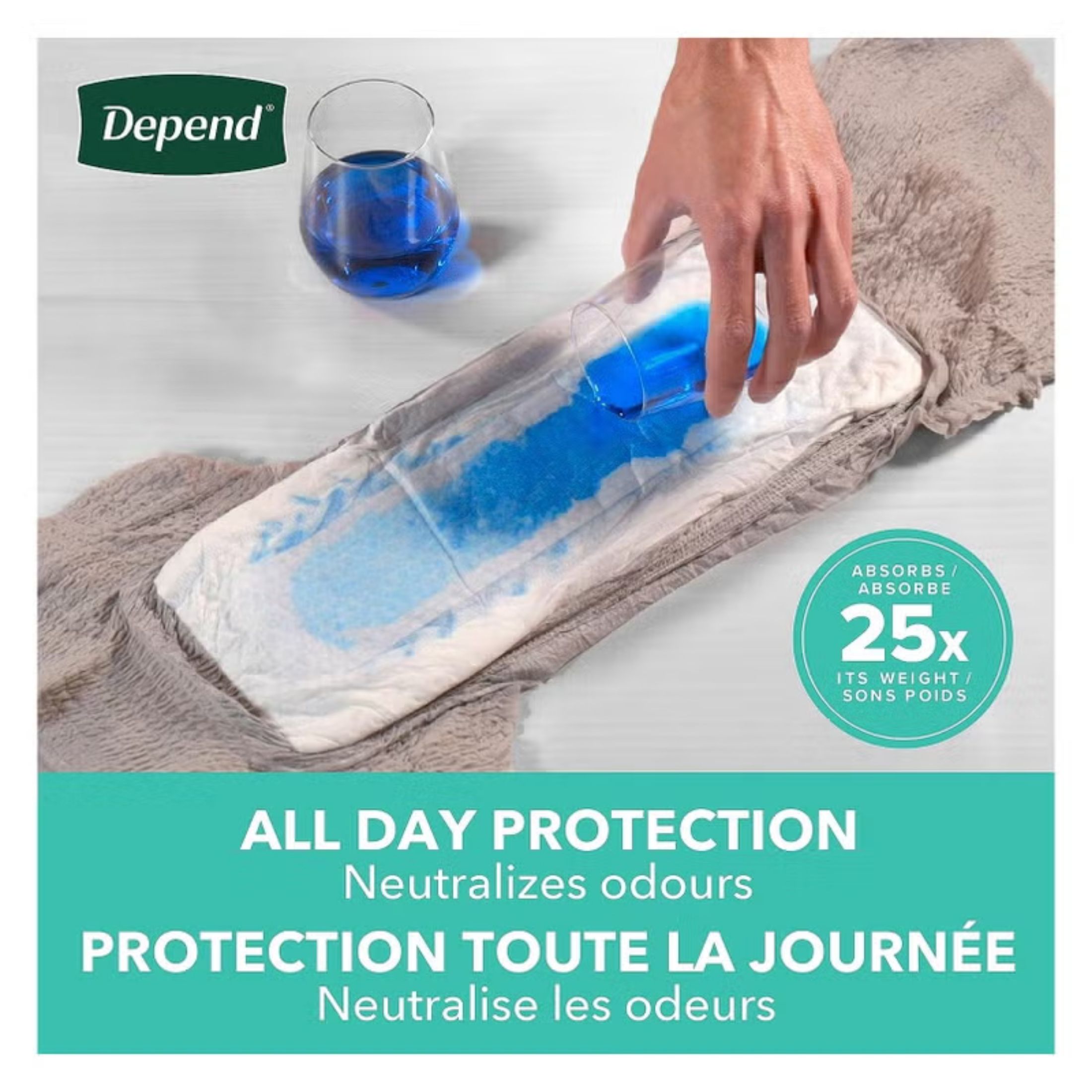 Depend FIT-FLEX Incontinence Underwear For Men, Maximum Absorbency, Disposable, XL, Grey