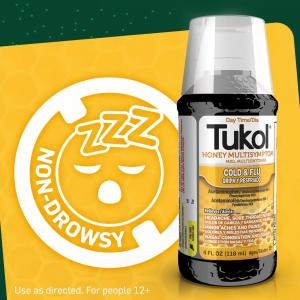 Tukol Cough & Flu Honey, 4 Fl Oz