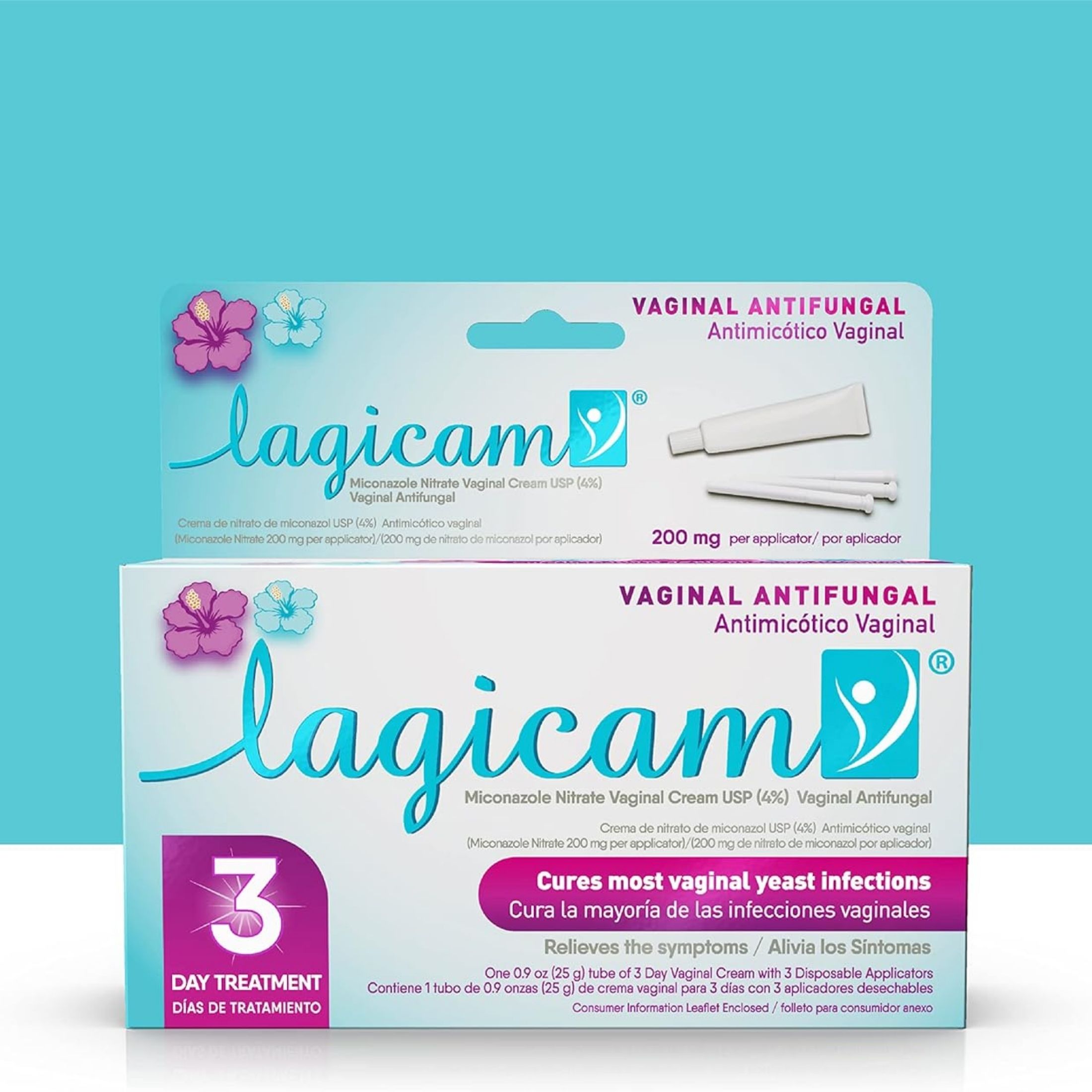 Lagicam Vaginal Antifungal, Miconazole 3, 200 Mg