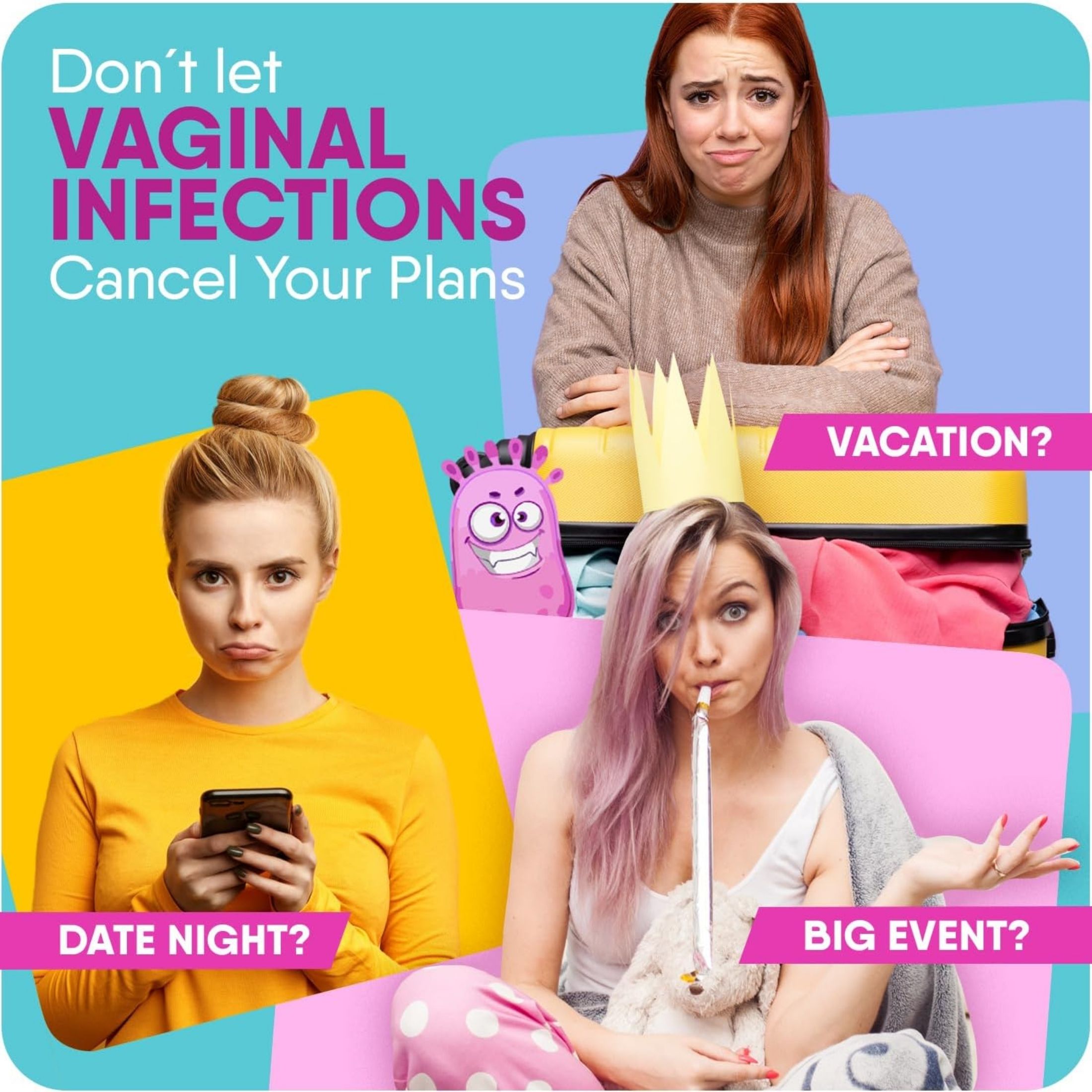 Lagicam Vaginal Antifungal, Miconazole 3, 200 Mg