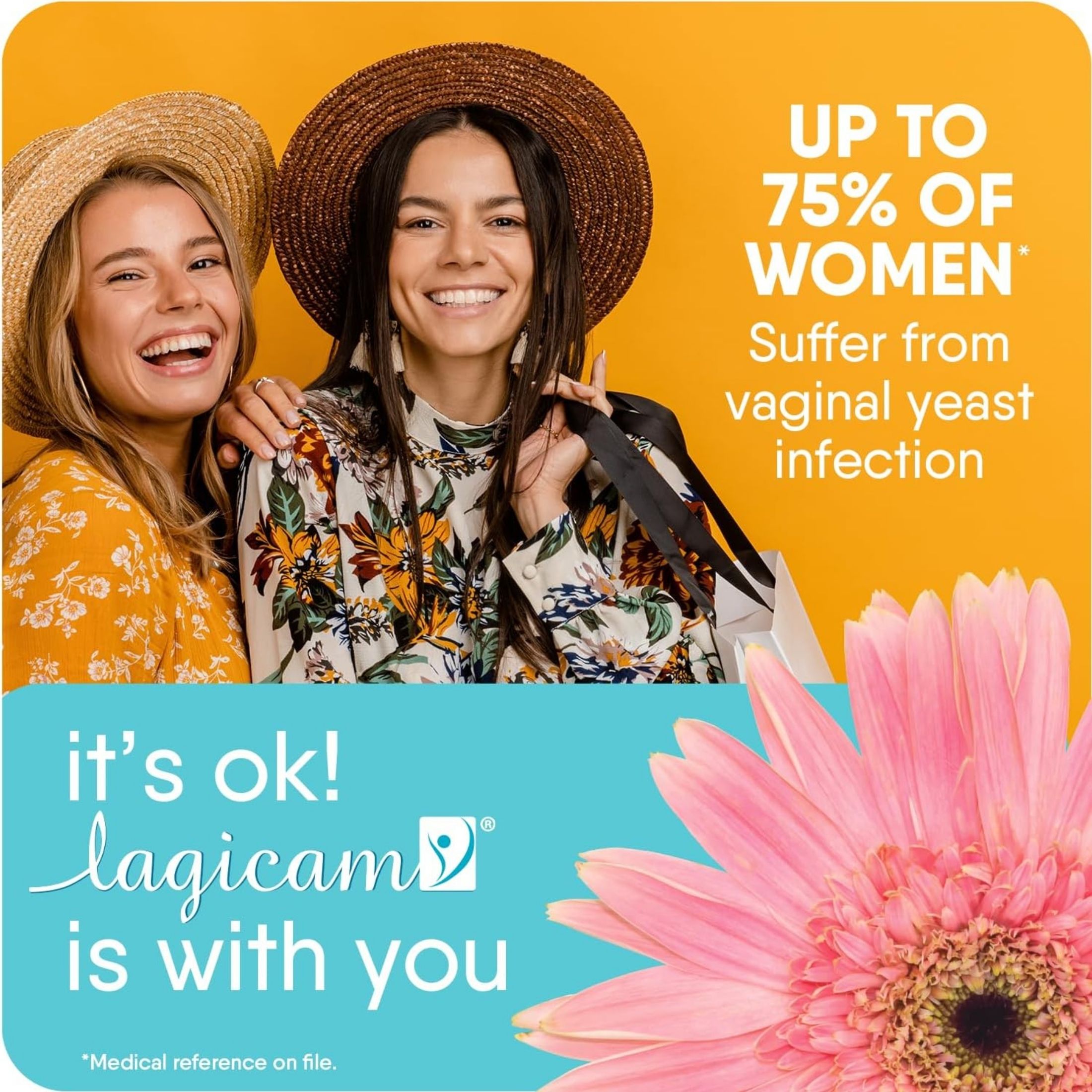 Lagicam Vaginal Antifungal, Miconazole 3, 200 Mg