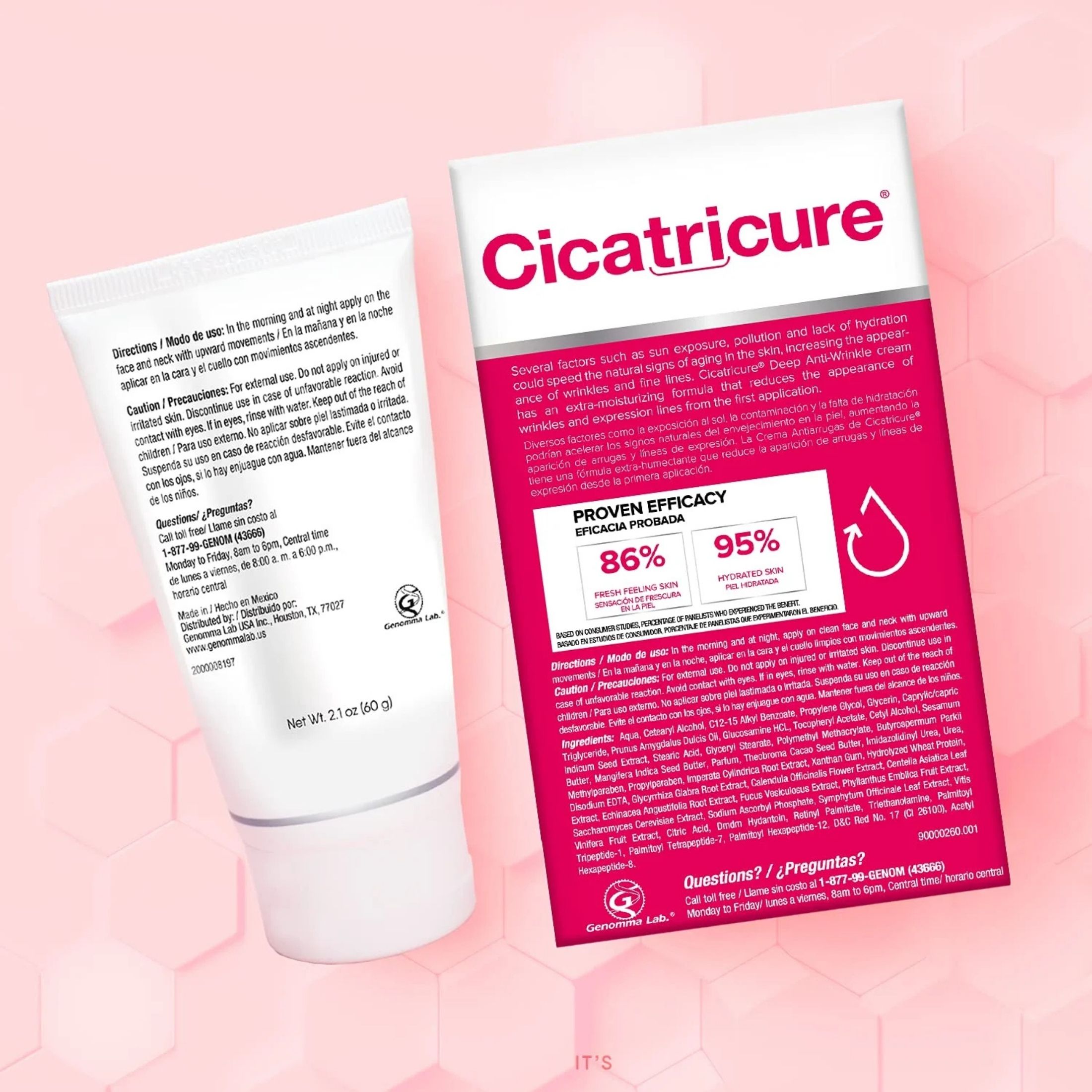Cicatricure Anti Wrinkle Face Cream & Neck Moisturizer - 2.1 Oz
