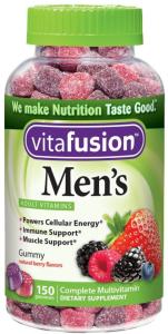 Vitafusion Men's Multivitamin Gummy, Natural Berry Flavors
