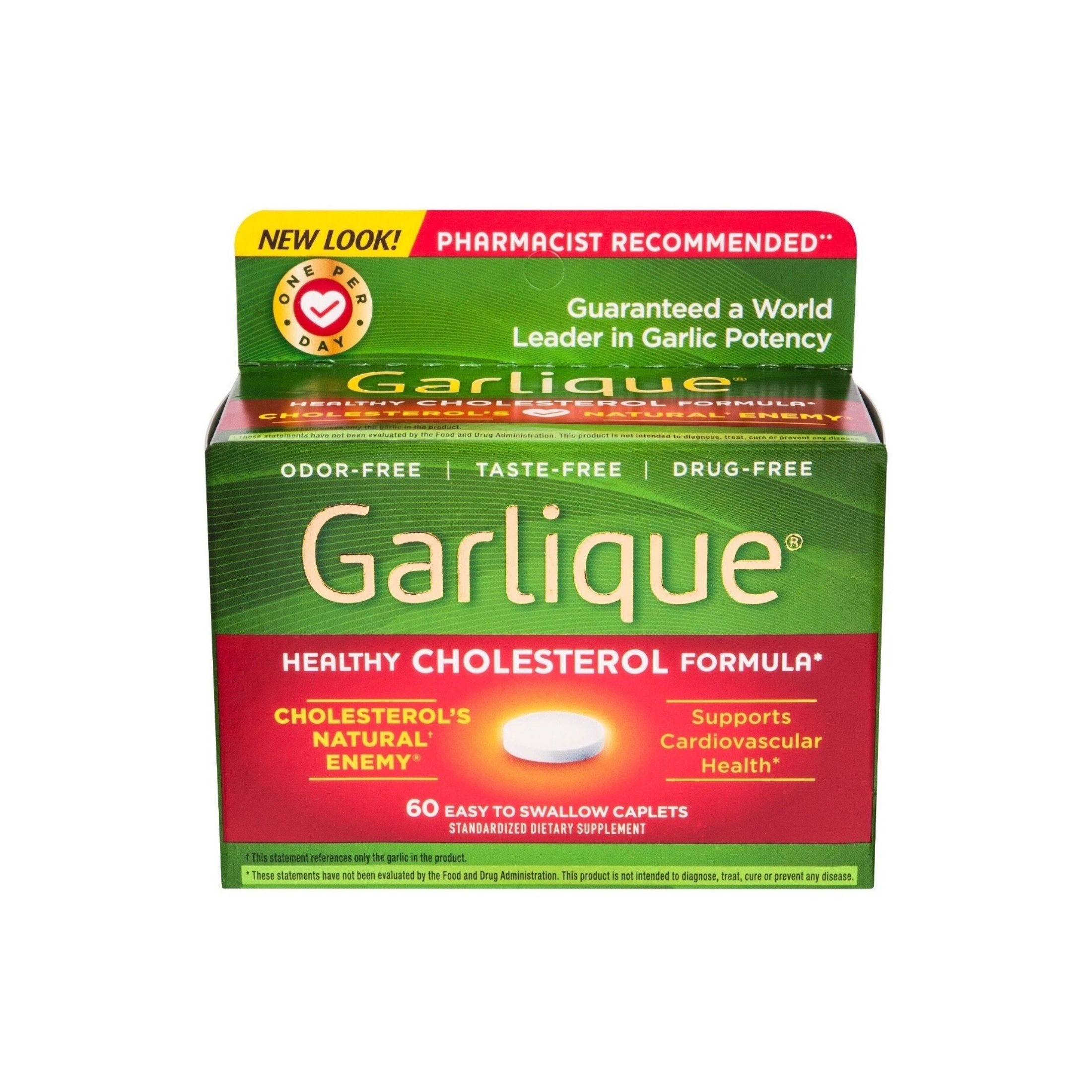 Garlique Healthy Cholesterol Supplement, Odor Free Garlic