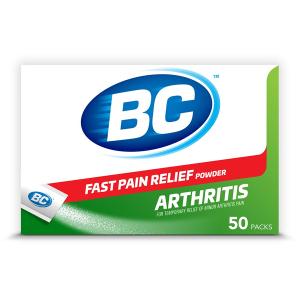 BC Arthritis Fast Pain Relief On The Go Powder Stick Packs