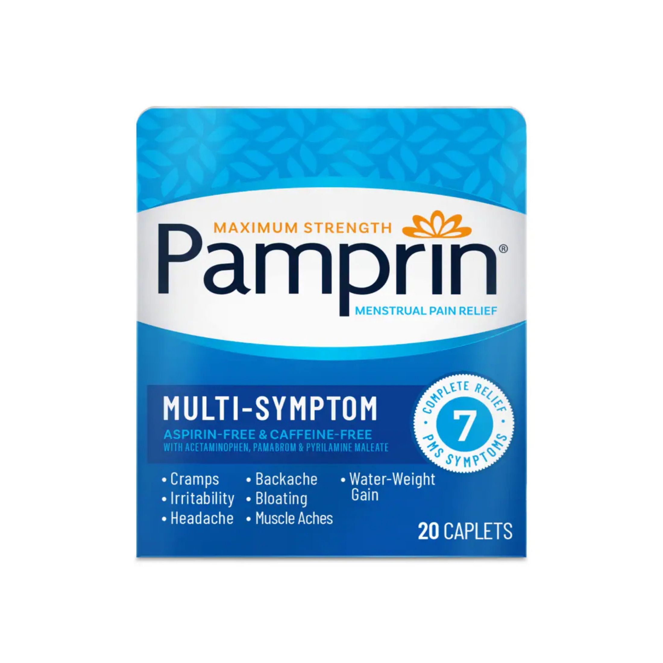 Pamprin Menstrual Pain Relief, Maximum Strength, Caplets