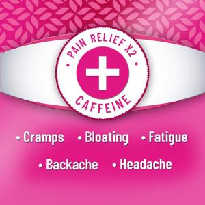 Pamprin Maximum Strength Max Formula Menstrual Pain Relief Caplets