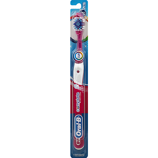Oral B Complete Toothbrush, Tongue Cleaner, Soft