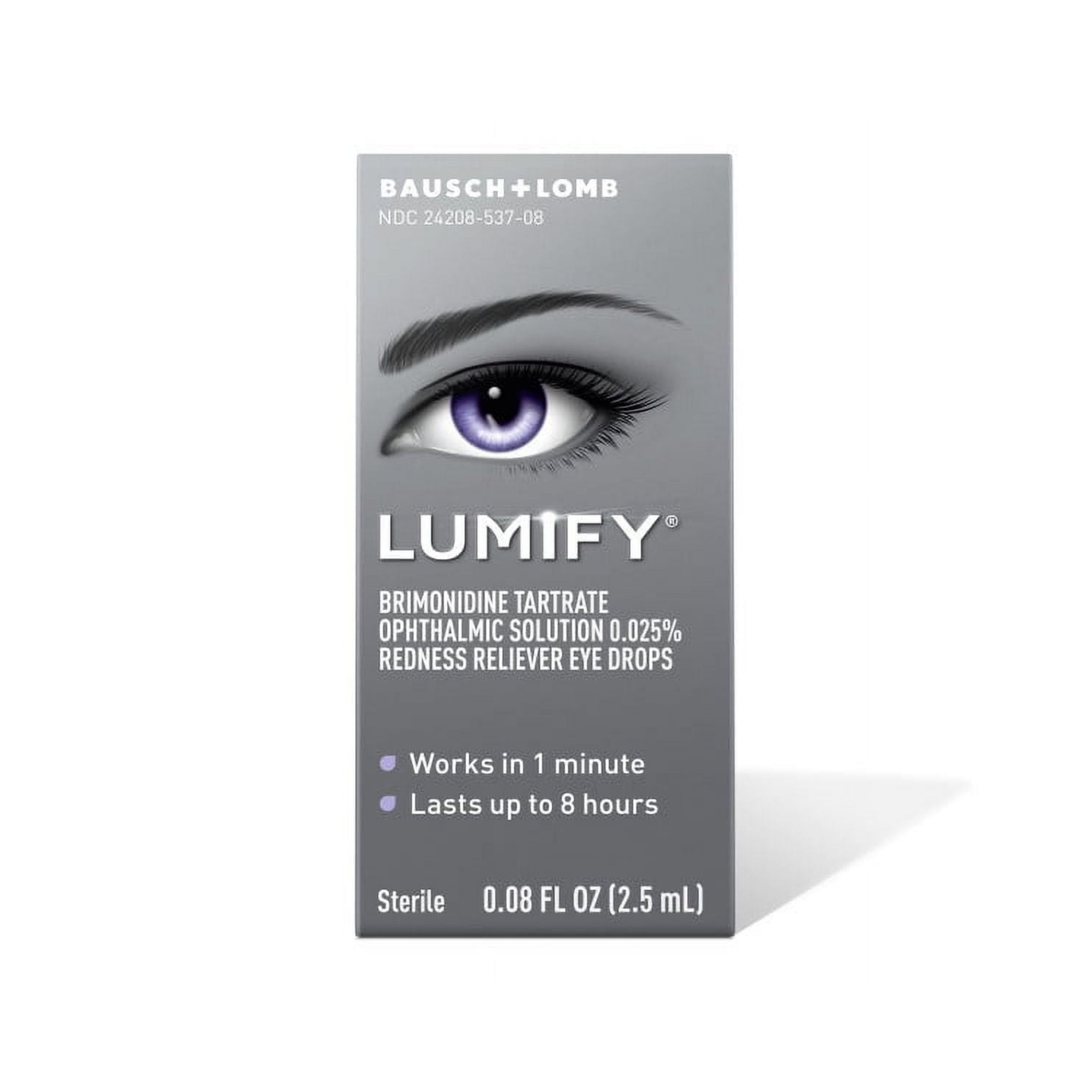 Lumify Eye Drops, Redness Reliever, Sterile 0.08 Fl Oz