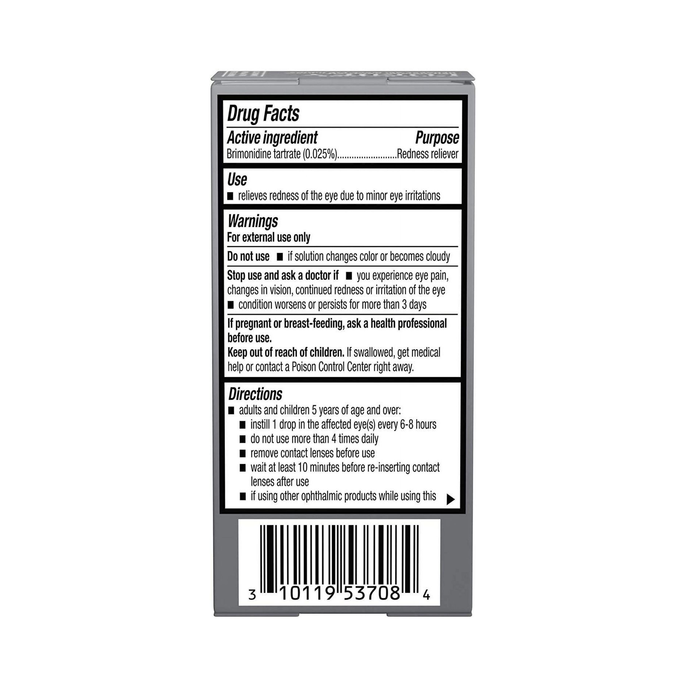 Lumify Eye Drops, Redness Reliever, Sterile 0.08 Fl Oz