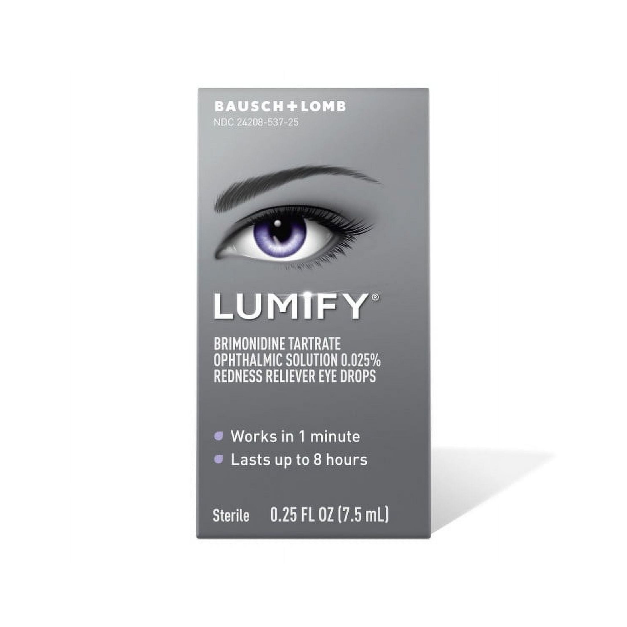 Lumify Eye Drops, Redness Reliever, Large Size 0.25 Fl Oz