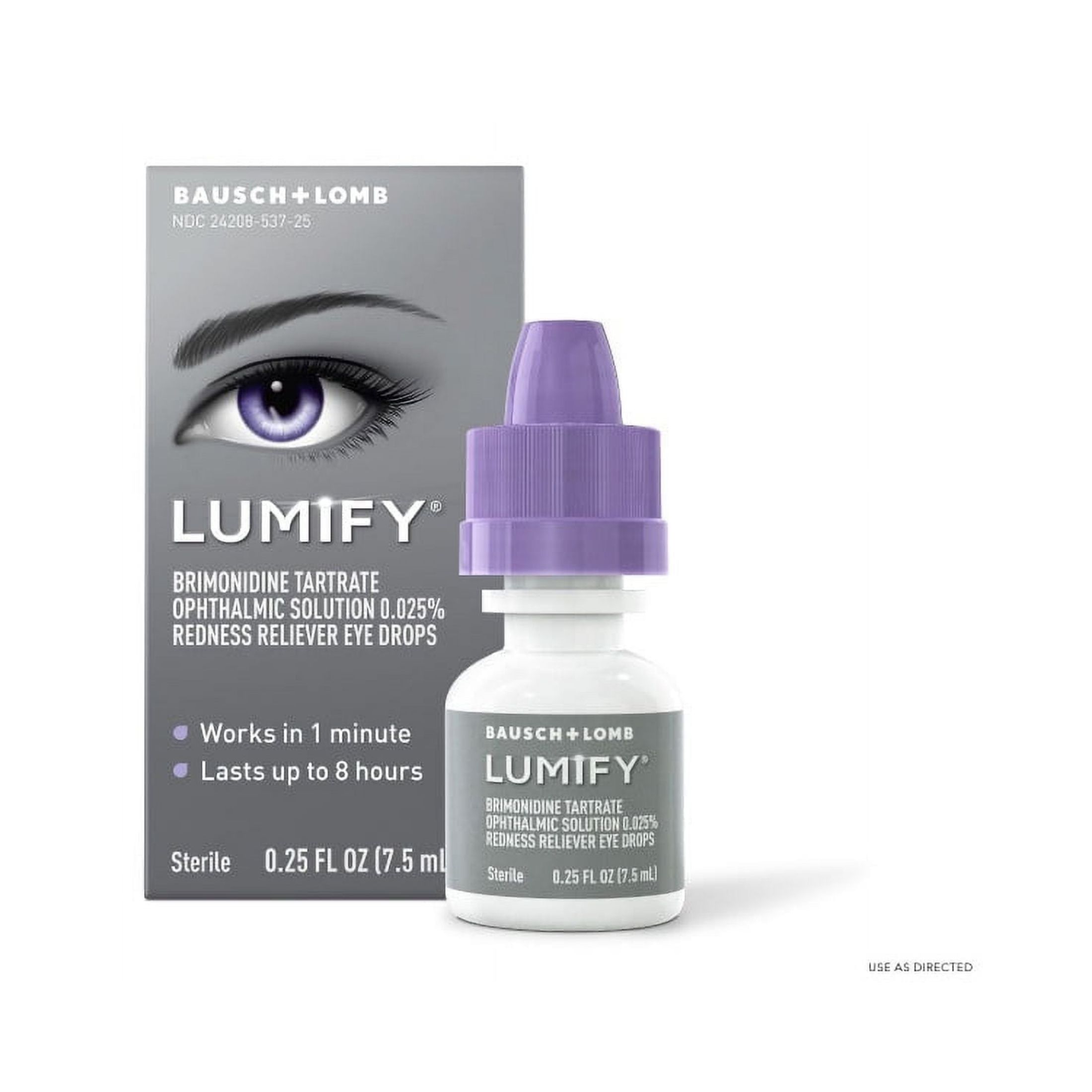 Lumify Eye Drops, Redness Reliever, Large Size 0.25 Fl Oz