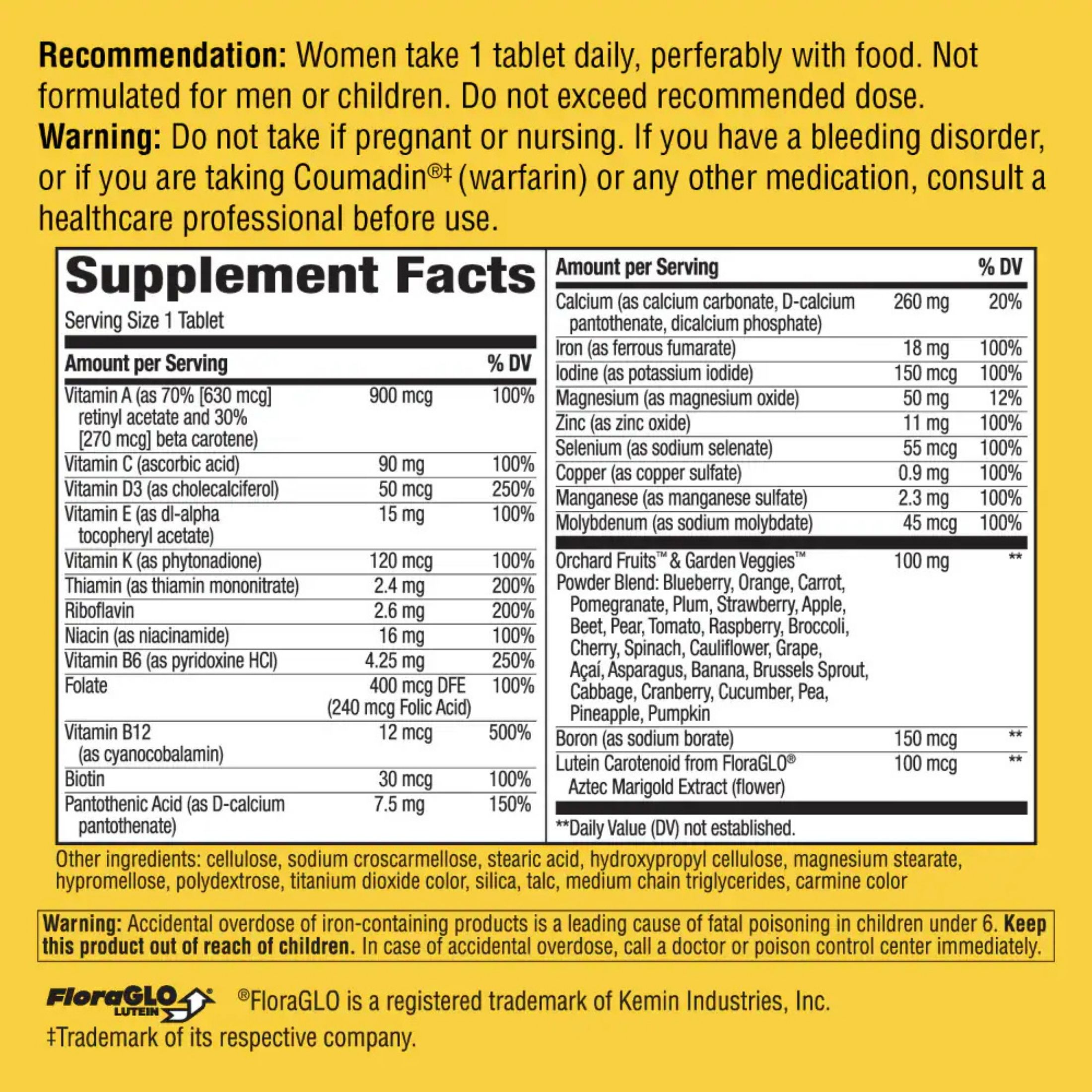 Nature's Way Alive! Women's Energy Multivitamin Tablets - 50ct