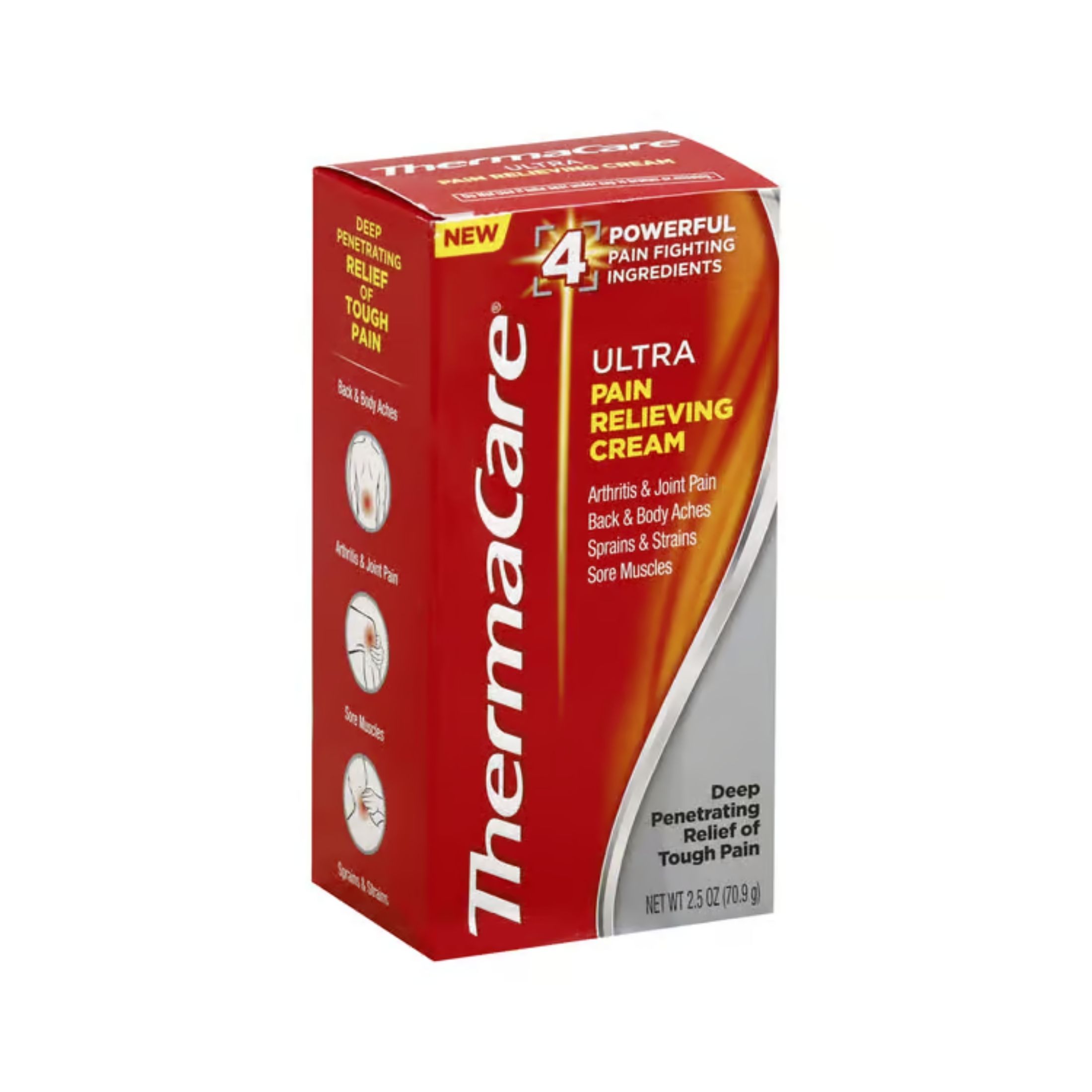 ThermaCare Pain Relieving Cream, Ultra 2.5 Oz