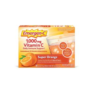 Emergen-C Daily Immune Health, Fizzy Drink Mix, Packets, Orange