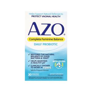 Azo Complete Feminine Balance Daily Probiotic Capsules