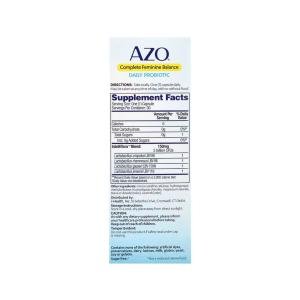 Azo Complete Feminine Balance Daily Probiotic Capsules