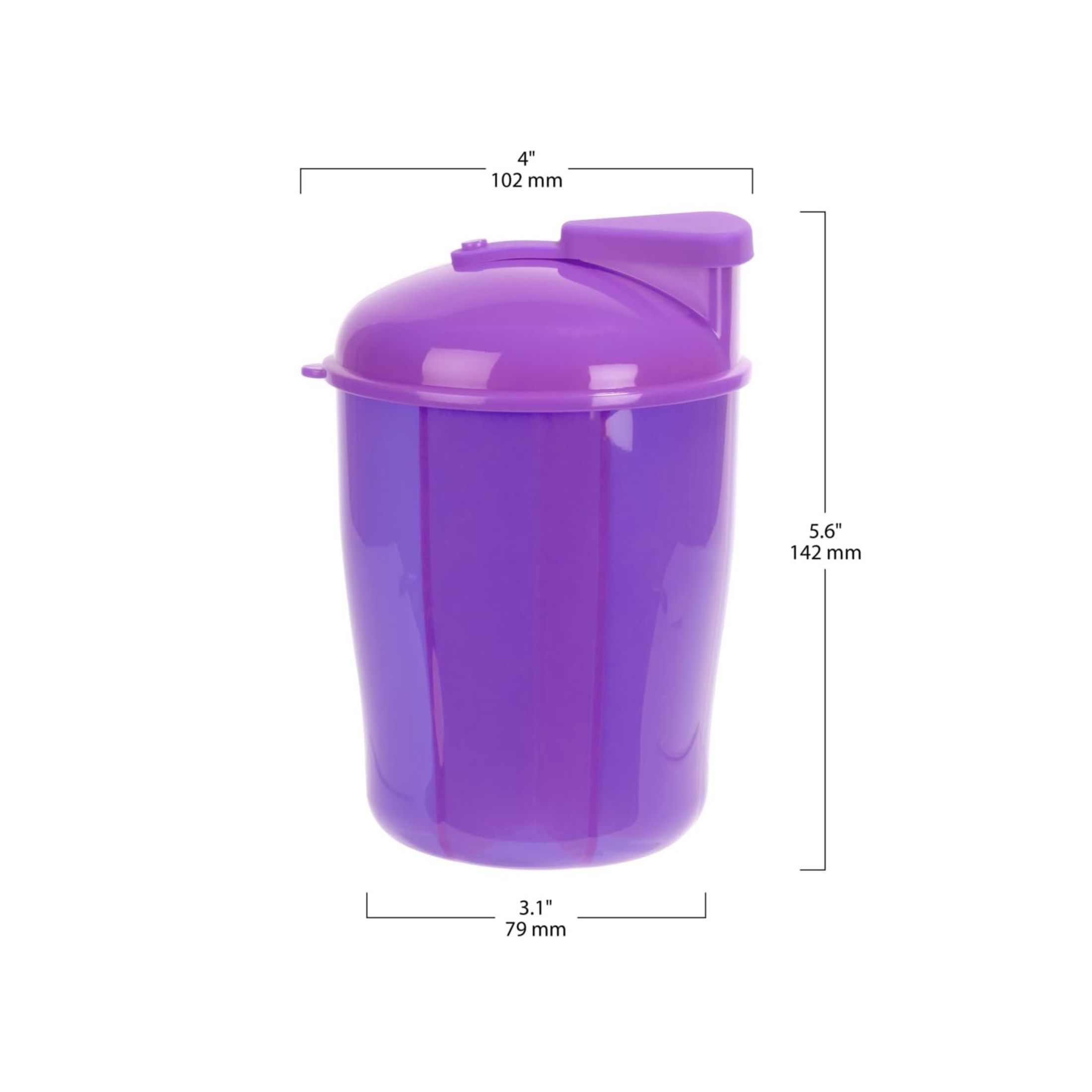 Acu-Life Ezy Dose Vitamin Organizer 6 Large Compartments For Monthly 30-Day Storage