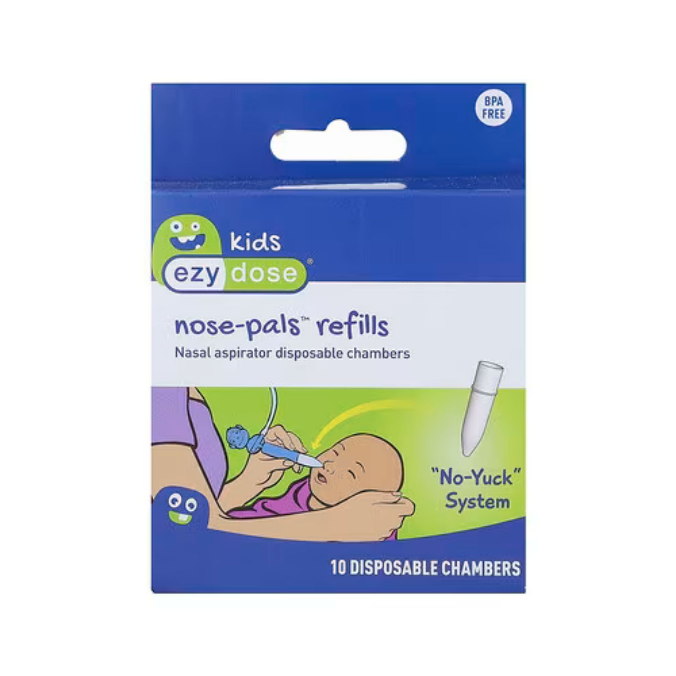 Ezy Dose Kids, Nose-Pals Refills, 10 Disposable Chambers