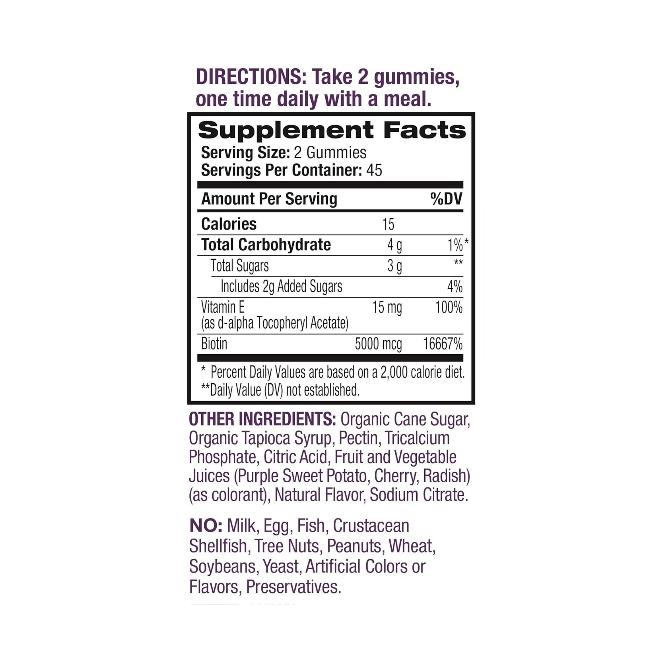 Natrol Hair, Skin & Nails, Gummies, Raspberry