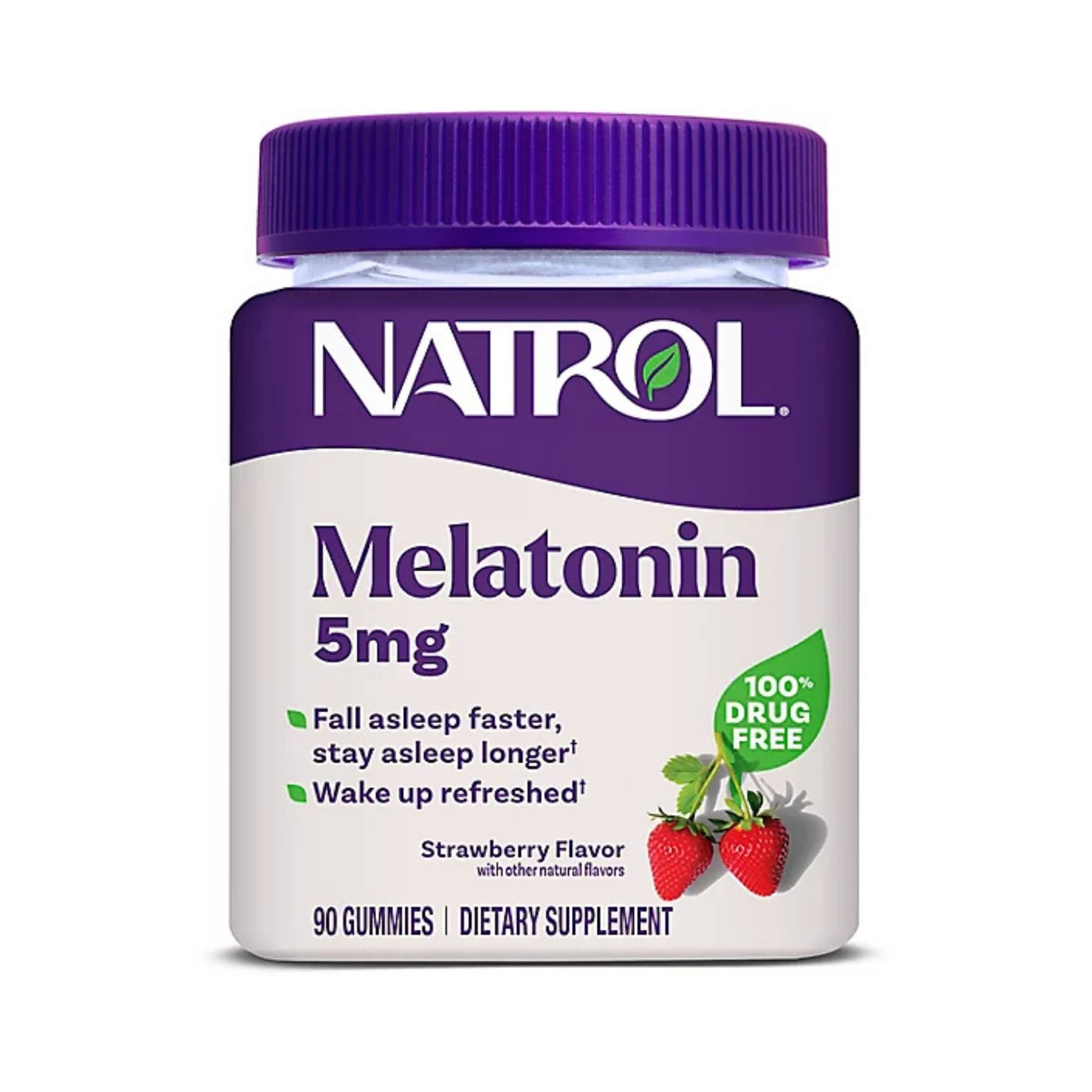 Natrol Melatonin, Sleep, 10 Mg, Gummies, Strawberry
