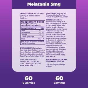 Natrol Melatonin 5 Mg Sleep Aid Gummies, Strawberry